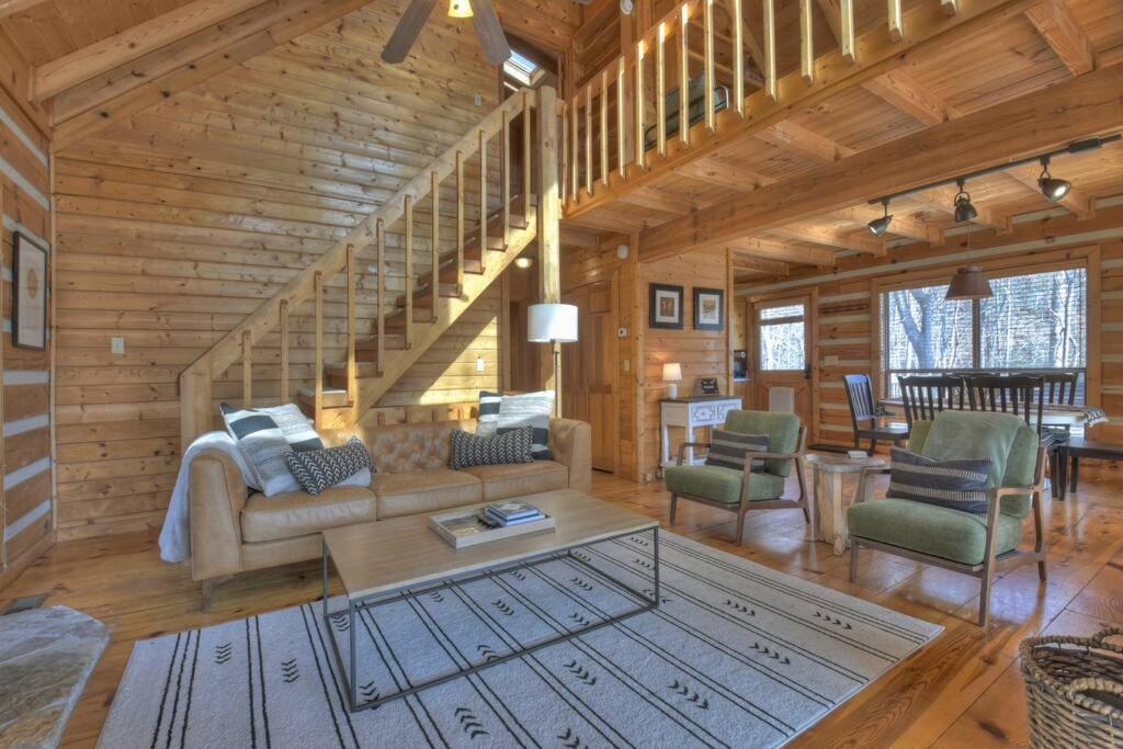 Waywish Waterfront Cabin In Blue Ridge Mountains Экстерьер фото