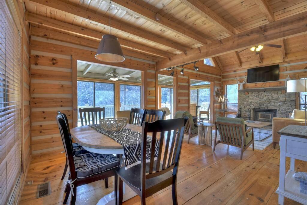 Waywish Waterfront Cabin In Blue Ridge Mountains Экстерьер фото