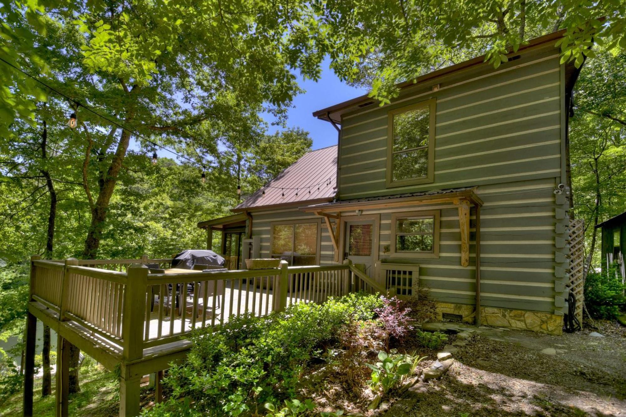 Waywish Waterfront Cabin In Blue Ridge Mountains Экстерьер фото