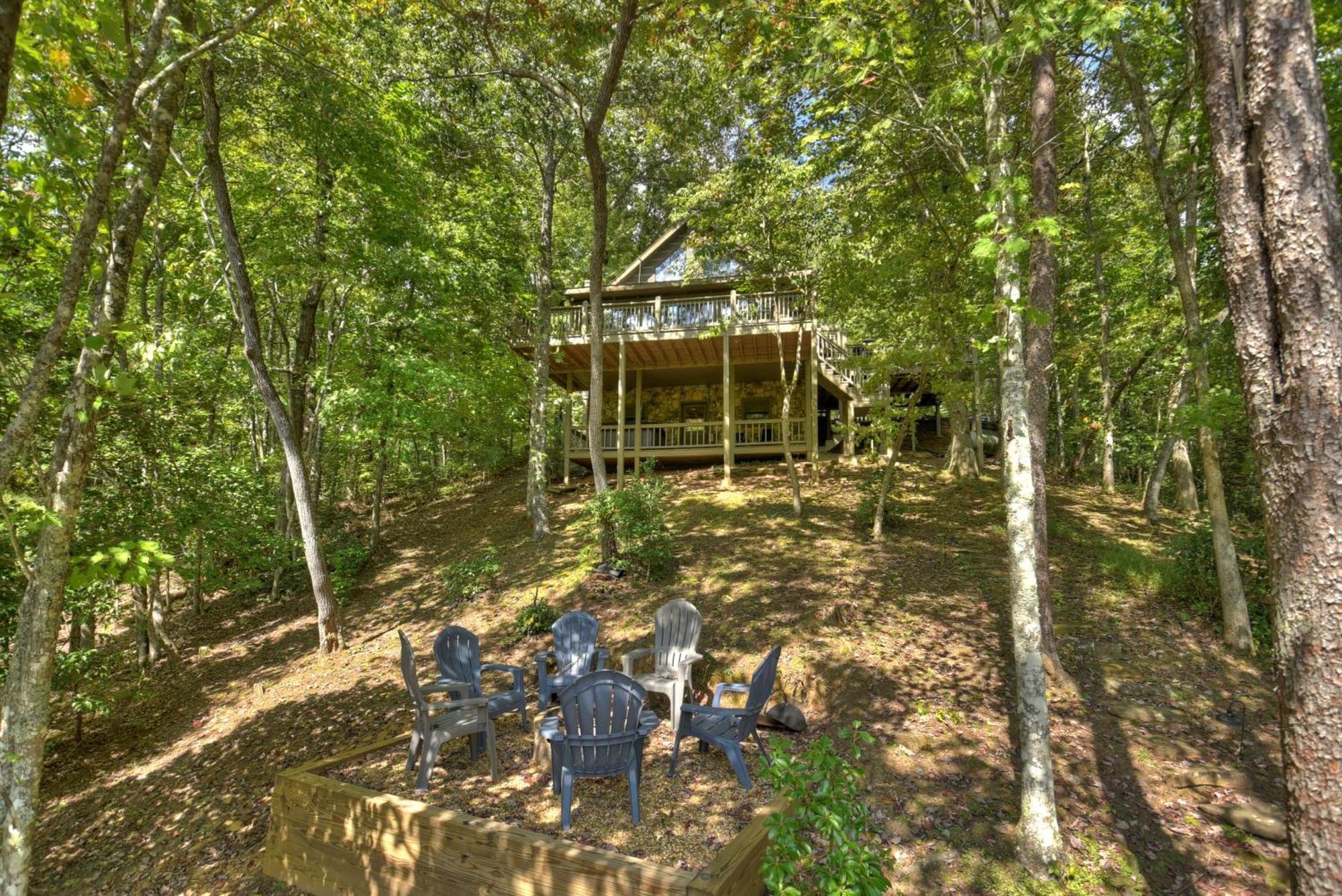 Waywish Waterfront Cabin In Blue Ridge Mountains Экстерьер фото