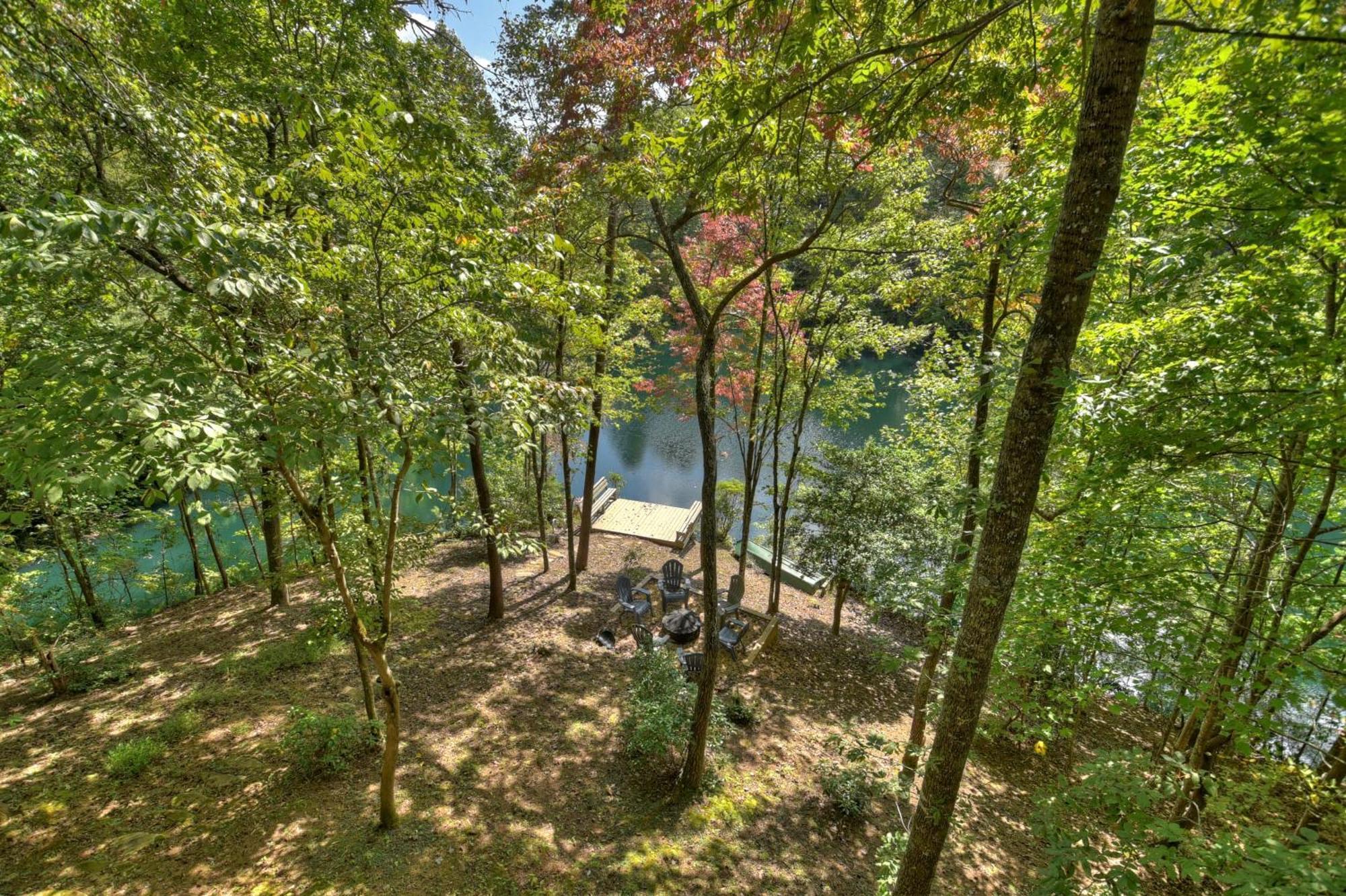 Waywish Waterfront Cabin In Blue Ridge Mountains Экстерьер фото