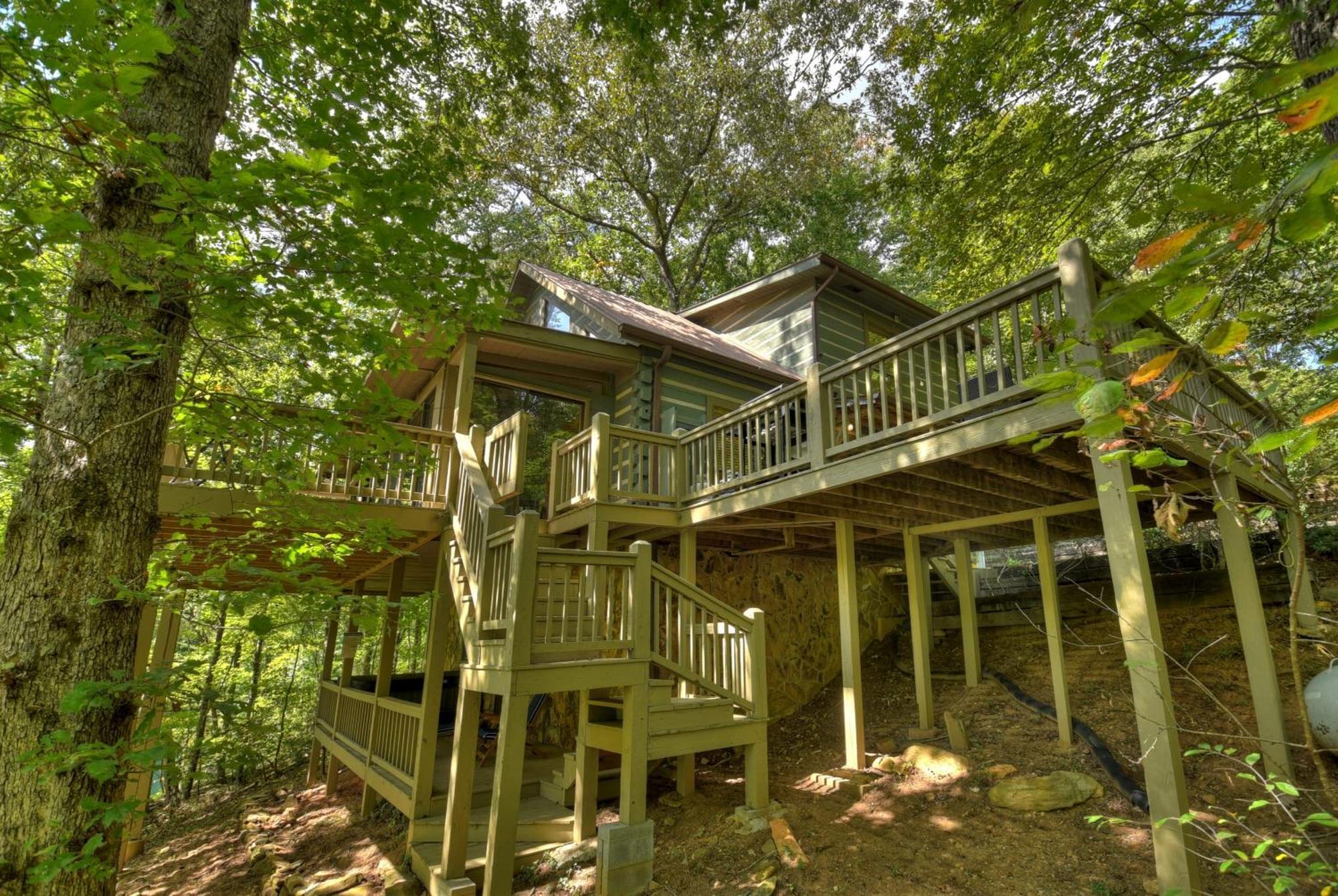 Waywish Waterfront Cabin In Blue Ridge Mountains Экстерьер фото